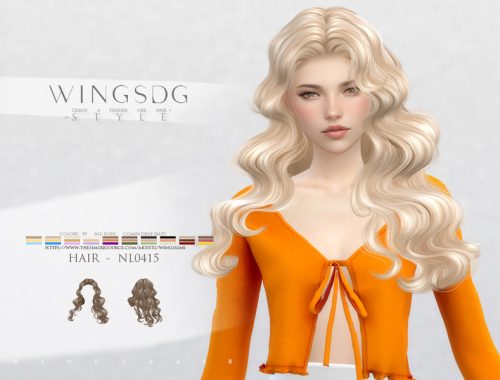 WINGS-HAIR-Wavy long curly hair
