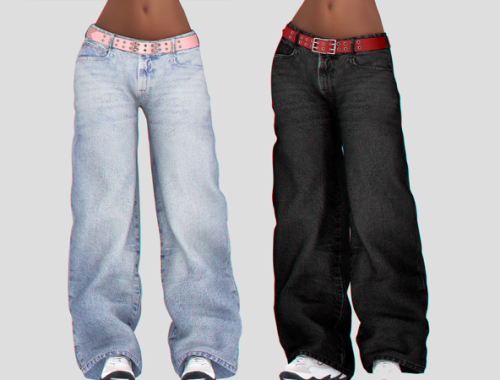 Loose Baggy Denim Pants Set By Backtrack