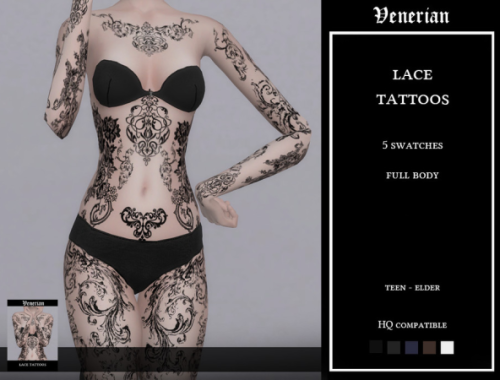 Lace Tattoos By Venerian - Full Body