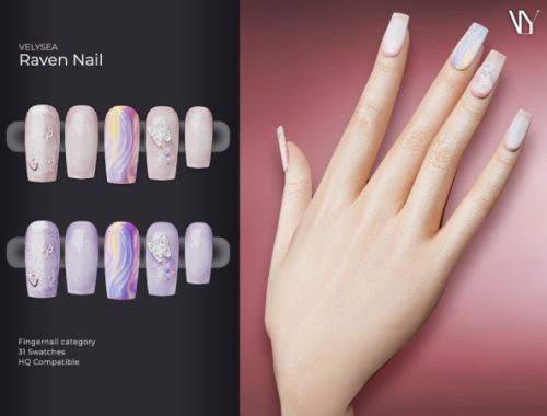 Velysea Raven Nail