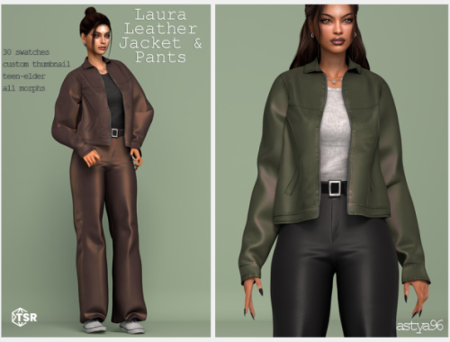 Laura Leather Jacket And Pants