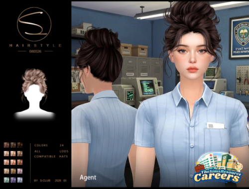 S-club Updo Hairstyle-careers Collection By S-club