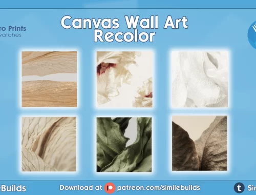 The Sims 4: Canvas Wall Art 🖼️ Recolor