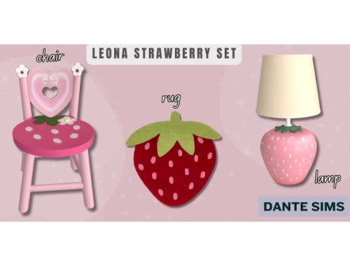 Leona Strawberry Set