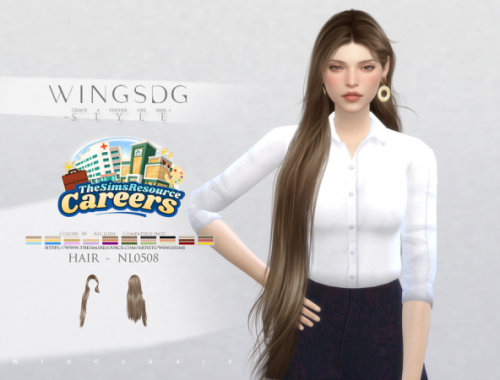 Wings-ts4-long Straight Hair-nl 0 5 0 8