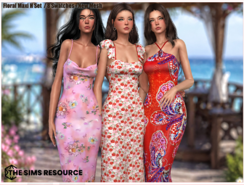 Set - Floral Maxi H-collection By Harmonia