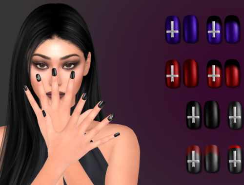 Gothic Short Nails