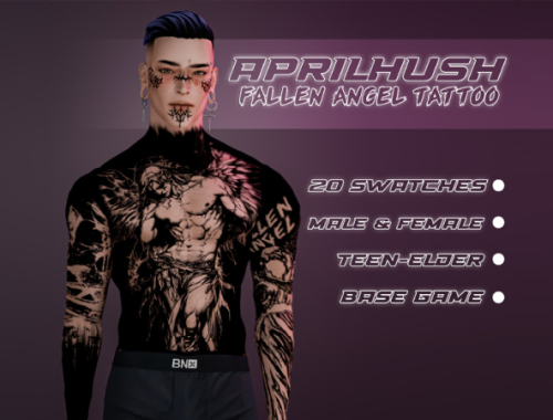Fallen Angel Full Body Tattoo