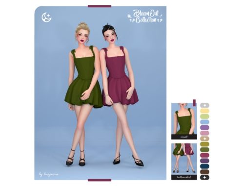 Corset + Balloon Skirt - Bloom Out Collection