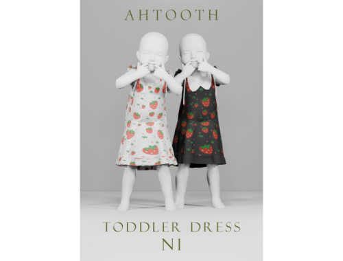 Toddler Dress N1 By Ahtooth