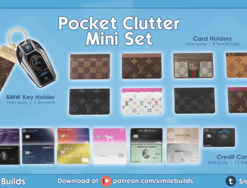 The Sims 4: Pocket Clutter 🔑👛 Mini Set