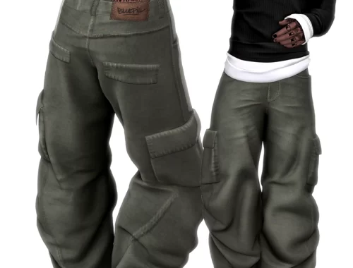 (bluepill) 2026drop_32/33/34 Tank Top And Cargo Pants