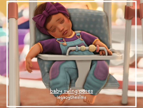 Baby Swing Infant Poses