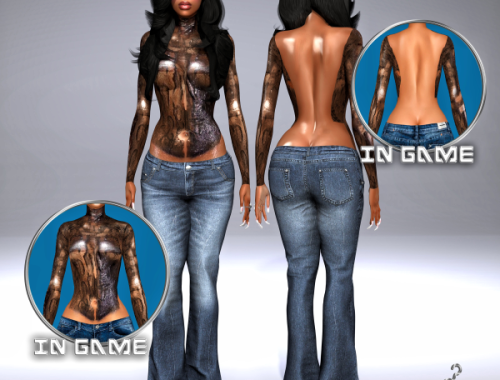 Tyla Simon Carle Tattoo Top