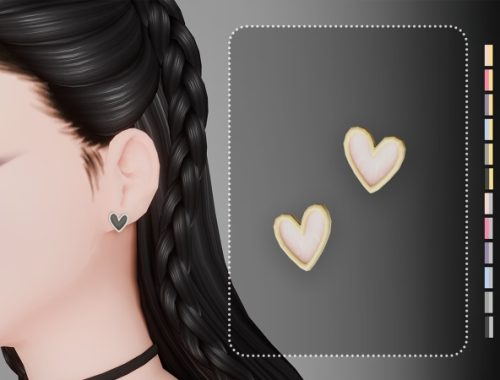 Lia Heart Earrings