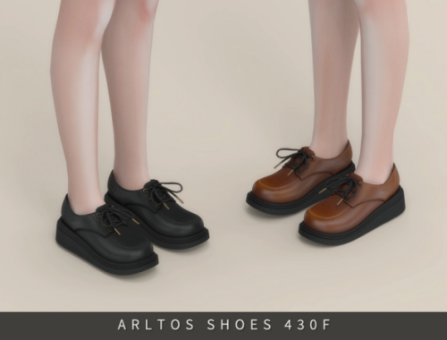 Chunky Derby Shoes Female