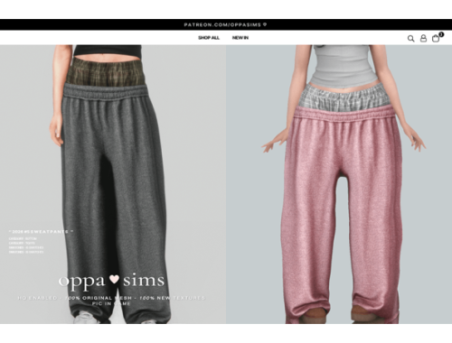 Oppasims - 2026 #5 Sweatpants - Male Frame