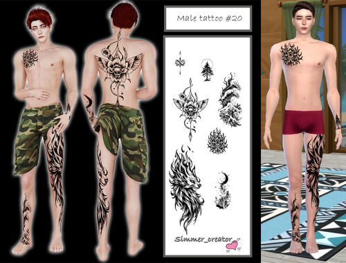 Male Tattoo 2 0