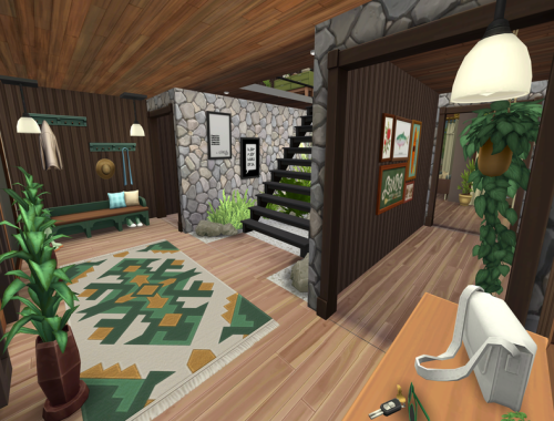Everwood Lodge - No Cc The Sims 4 Build