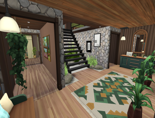 Everwood Lodge - No Cc The Sims 4 Build