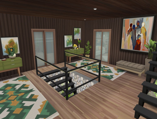Everwood Lodge - No Cc The Sims 4 Build