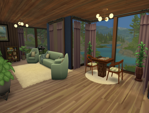 Everwood Lodge - No Cc The Sims 4 Build