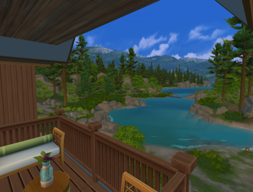 Everwood Lodge - No Cc The Sims 4 Build
