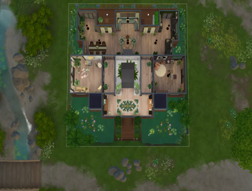 Everwood Lodge - No Cc The Sims 4 Build