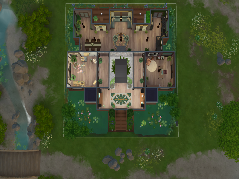 Everwood Lodge - No Cc The Sims 4 Build - Image 29