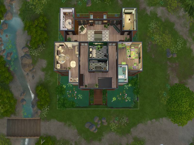 Everwood Lodge - No Cc The Sims 4 Build - Image 31