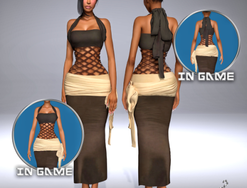 Gaultier Obi Belt Dress V2