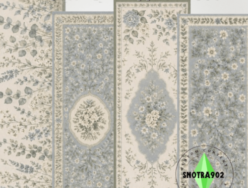 Botanical Cottage Rugs By Snotra902
