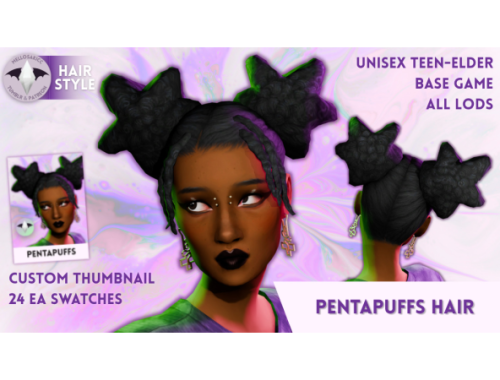 Pentapuffs Hair