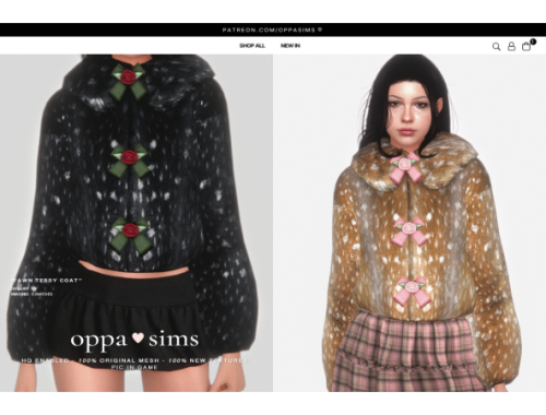 Oppasims - 2026 #2 Fawn Teddy Coat