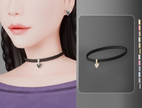 Lia Heart Choker