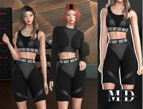 Vanessa Gym Outfit - Tops And Short
