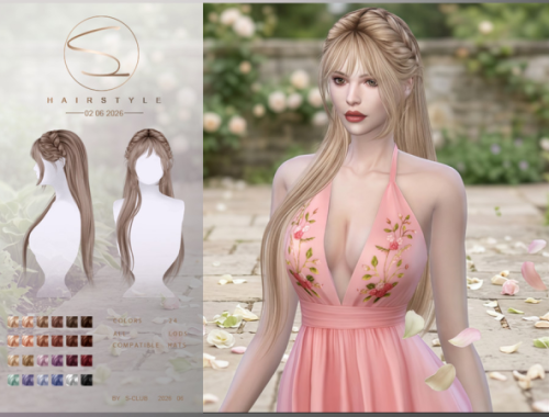 S-club Braid Long Hairstyle