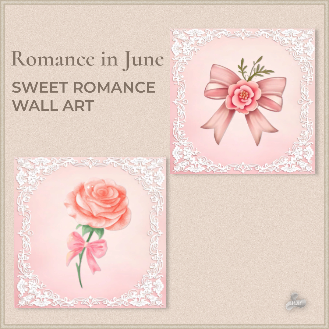 Romance in June Sweet Wall Art