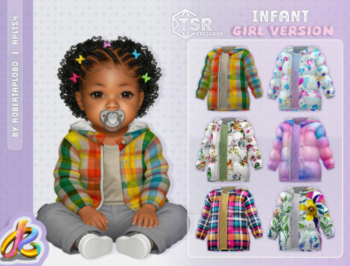 Infant - Cozy Puffer Jackets For Girls