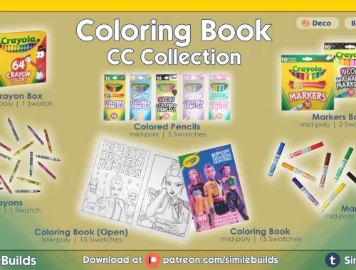 The Sims 4: Coloring Book 🖍️ CC Collection
