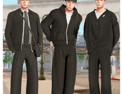 A Week Of Male Fashion By Mariahpixels