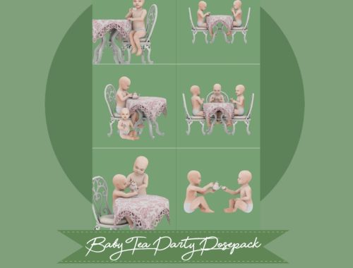 Baby Tea Party Acc And Posepack