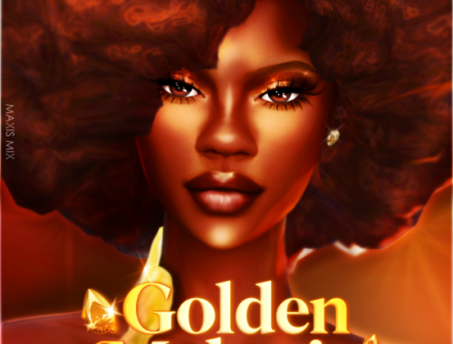 👑​ Golden Melanin Makeup Collection | The Sims 4 ✨