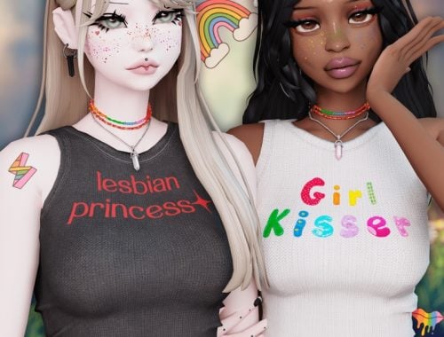 Pride Set 2026: Pride Freckles, Top & Choker