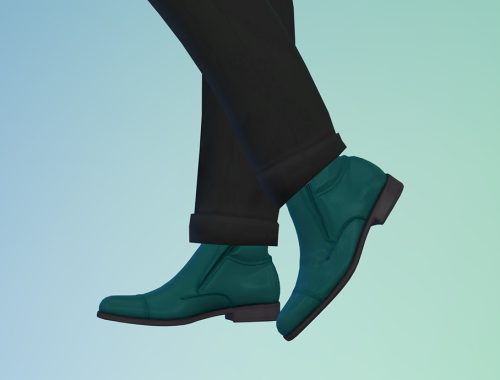 Male Side Zip Ankle Boots
