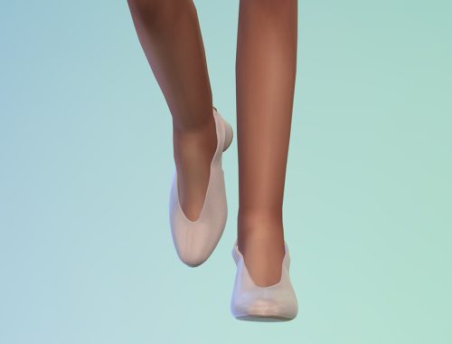 Child Slingback Block Heel Pumps