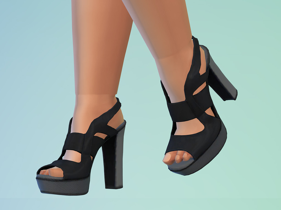 Female Platform High Heel Sandals - Image 3