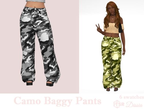 Camo Baggy Pants