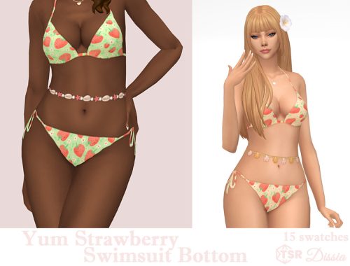 Yum Strawberry Swimsuit Bottom