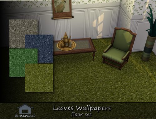 Leaves Wallpapers Floor Set